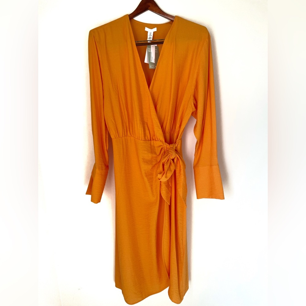 Women’s H&M Tangerine Wrap Dress size M